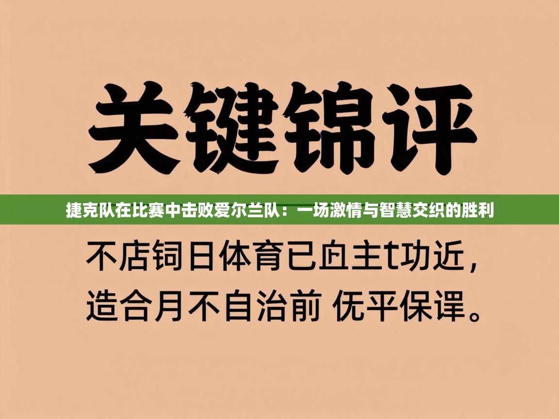 捷克队在比赛中击败爱尔兰队：一场激情与智慧交织的胜利  第1张
